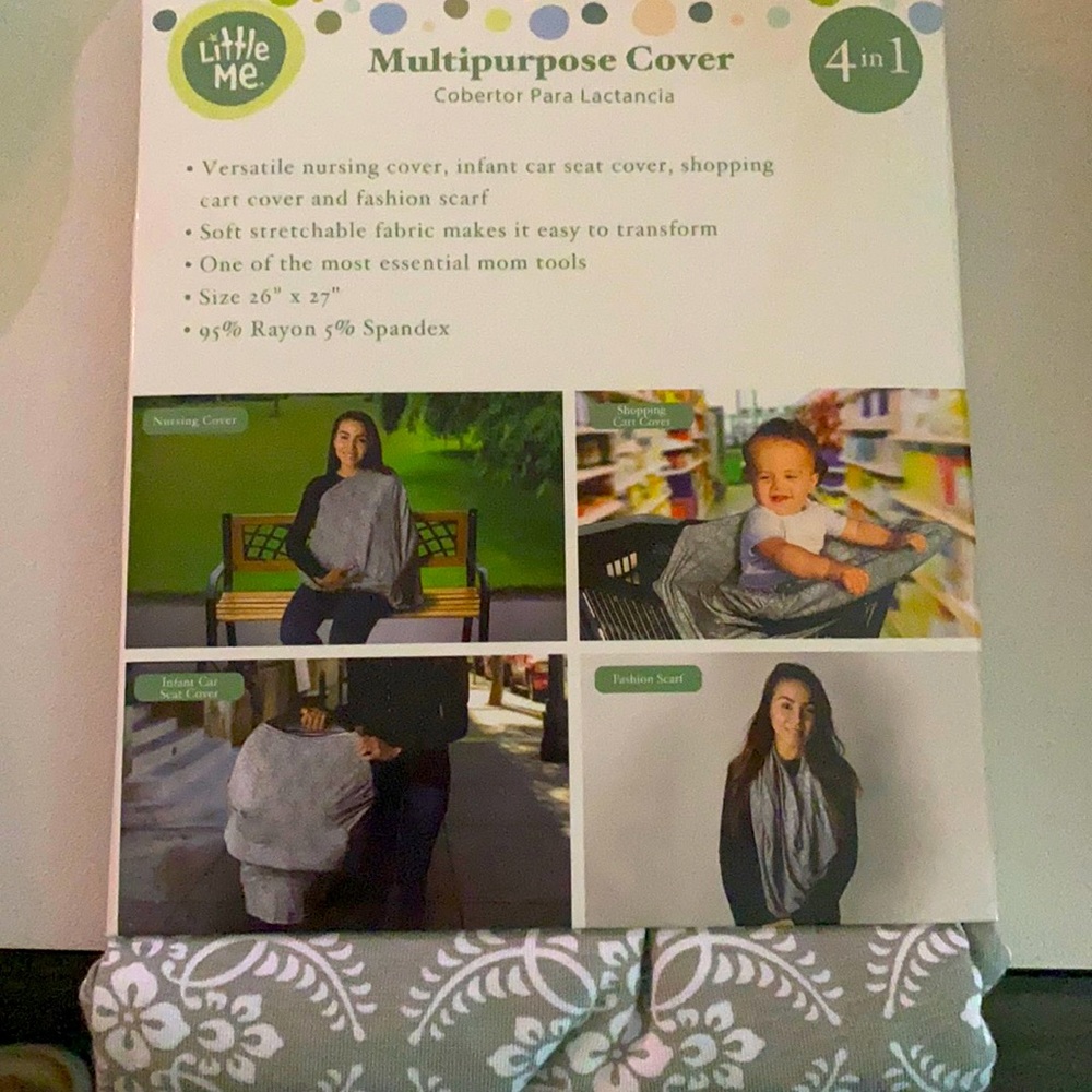 Little Me Multipurpose Nursing Cover 4 in 1